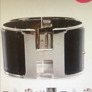 Hermès extra wide clic clac H bracelet